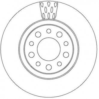 Тормозной диск Jurid 562302JC