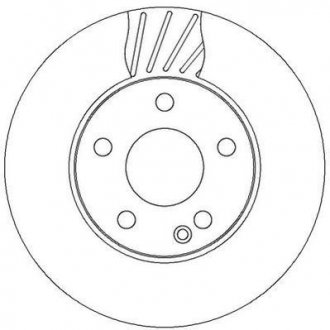 Тормозной диск Jurid 562312JC