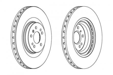 Тормозной диск Jurid 562346JC1