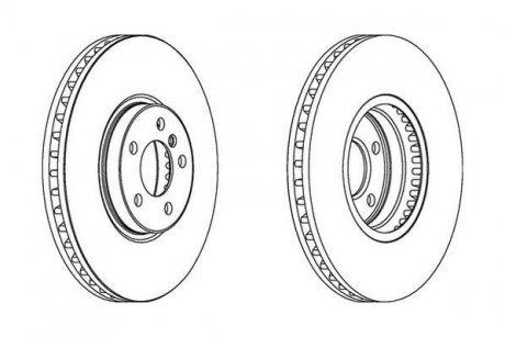 Гальмівний диск Jurid 562357JC1