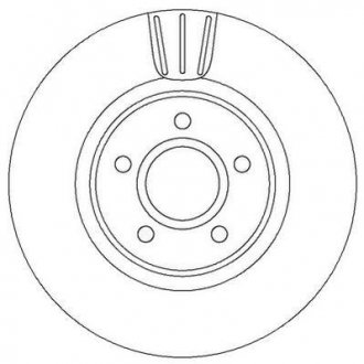 Диск гальмівний FOCUS II C-MAX VOLVO Jurid 562363JC