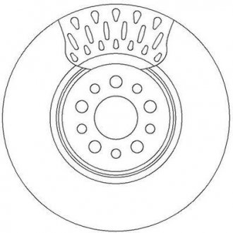 Тормозной диск Jurid 562394JC