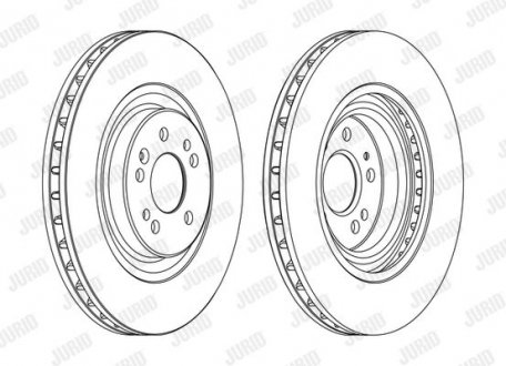 Диск гальмівний + !.. Jurid 562402JC1
