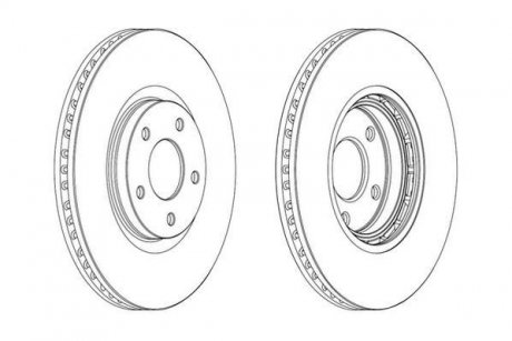 Гальмівний диск Jurid 562465JC