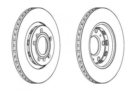 Гальмівний диск Jurid 562514JC