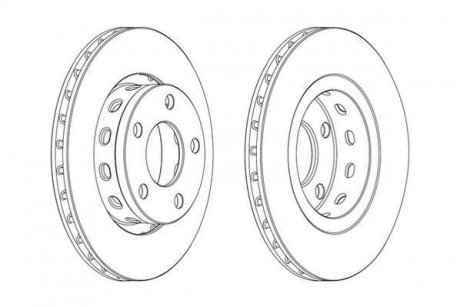 Гальмівний диск Jurid 562515JC