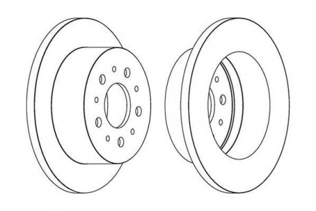Гальмівний диск Jurid 562526JC