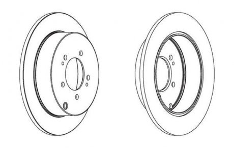 Гальмівний диск Jurid 562527JC