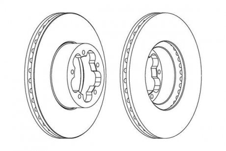 Тормозной диск Jurid 562541JC (фото 1)