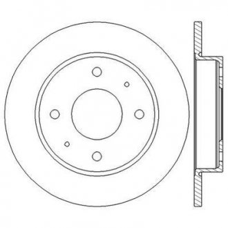 Гальмівний диск Jurid 562574JC