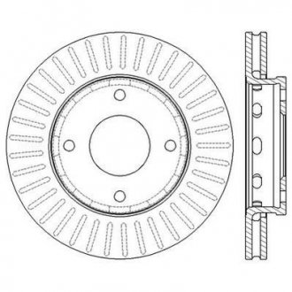Гальмівний диск Jurid 562575JC