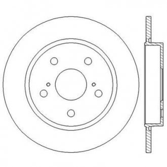 Гальмівний диск Jurid 562599JC