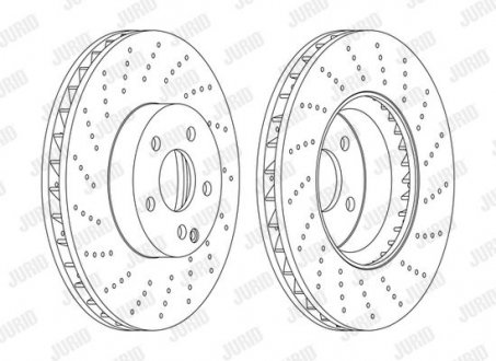 Диск гальмівний !.. Jurid 562634JC1