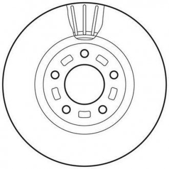 Тормозной диск Jurid 562635JC (фото 1)