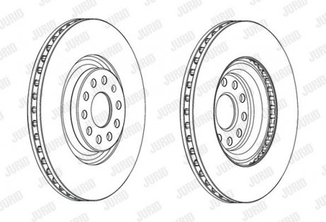 Диск гальмівний !.. Jurid 562663JC1
