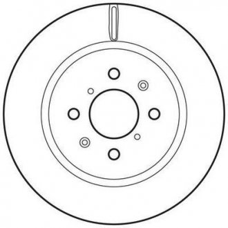 Гальмівний диск Jurid 562699JC