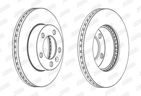 Диск тормозной MOVANO MASTER III! NV400 ! Jurid 562713JC1