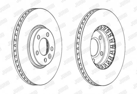 Диск тормозной + !.. Jurid 562739JC1