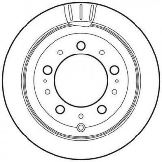 Гальмівний диск Jurid 562744JC