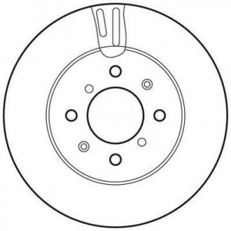 Тормозной диск Jurid 562754JC