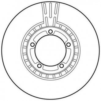 Гальмівний диск Jurid 562768JC
