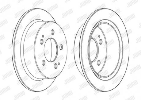 Гальмівний диск Jurid 562775JC (фото 1)