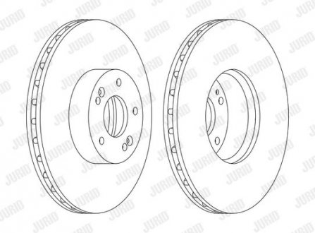 Диск гальмівний !.. Jurid 562778JC1 (фото 1)