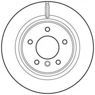 Гальмівний диск Jurid 562786JC