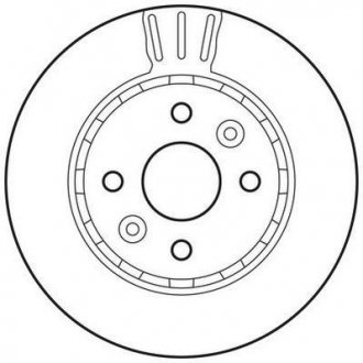 Гальмівний диск Jurid 562787JC (фото 1)