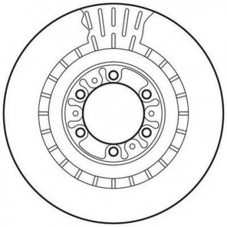 Гальмівний диск Jurid 562798JC