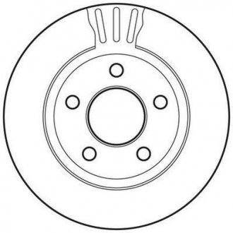 Тормозной диск Jurid 562802JC