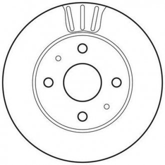 Тормозной диск Jurid 562814JC