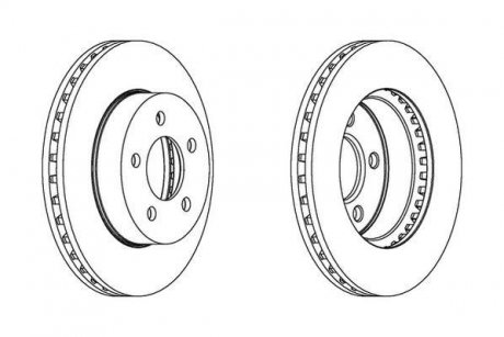 Диск тормозной Jurid 562856JC