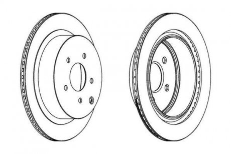 Гальмівний диск Jurid 562871JC