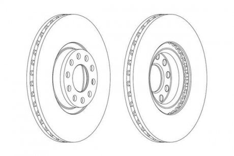 Гальмівний диск Jurid 562890JC1