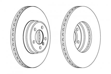 Гальмівний диск Jurid 562899JC1