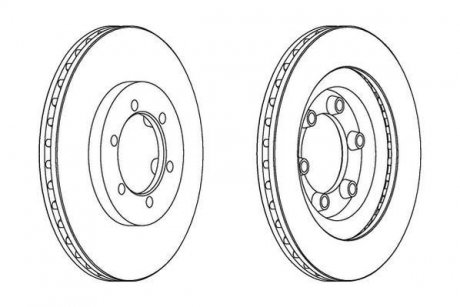 Гальмівний диск Jurid 562904JC