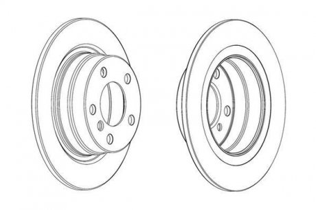 Диск гальмівний Jurid 562905JC (фото 1)