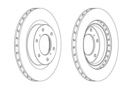 Гальмівний диск Jurid 562913JC