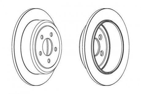 Гальмівний диск Jurid 562917JC