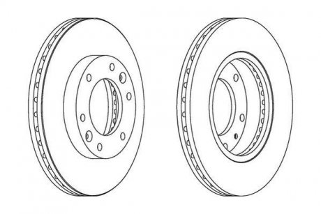 Гальмівний диск Jurid 562918JC (фото 1)