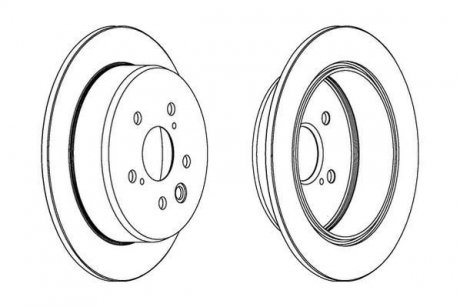 Гальмівний диск Jurid 562920JC