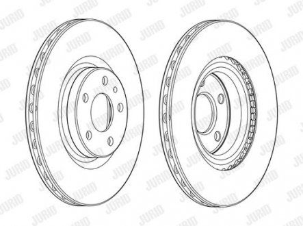 Тормозной диск Jurid 562988JC