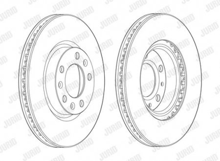 Тормозной диск Jurid 562992JC (фото 1)
