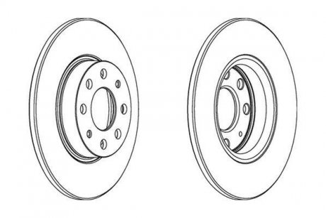 Гальмівний диск Jurid 563020JC