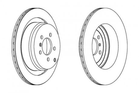 Тормозной диск Jurid 563023JC1