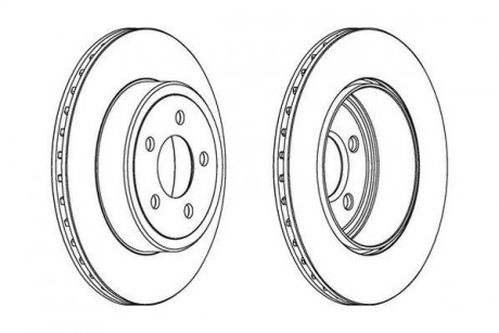 Гальмівний диск Jurid 563034JC1
