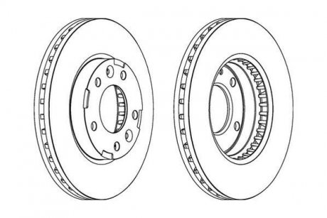 Тормозной диск Jurid 563039JC