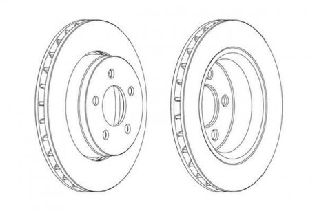 Тормозной диск Jurid 563041JC