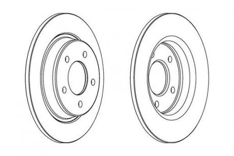 Гальмівний диск Jurid 563043JC
